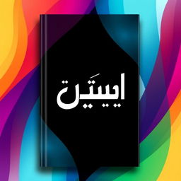 A dynamic and modern book cover design featuring the title 'المجموعة' in bold, stylish Arabic calligraphy