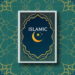 A modern Islamic book cover design