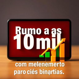 Impactante miniatura para YouTube com títulos em português, utilizando uma paleta de cores vibrante composta por amarelo, vermelho, branco e verde