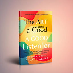 Title: The Art of Being a Good Listener, Subtitle: Mastering the Skill to Enhance Relationships and Communication, Author: Great Learner