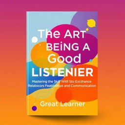 Title: The Art of Being a Good Listener, Subtitle: Mastering the Skill to Enhance Relationships and Communication, Author: Great Learner