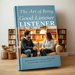 A captivating book cover emphasizing the theme of listening and communication