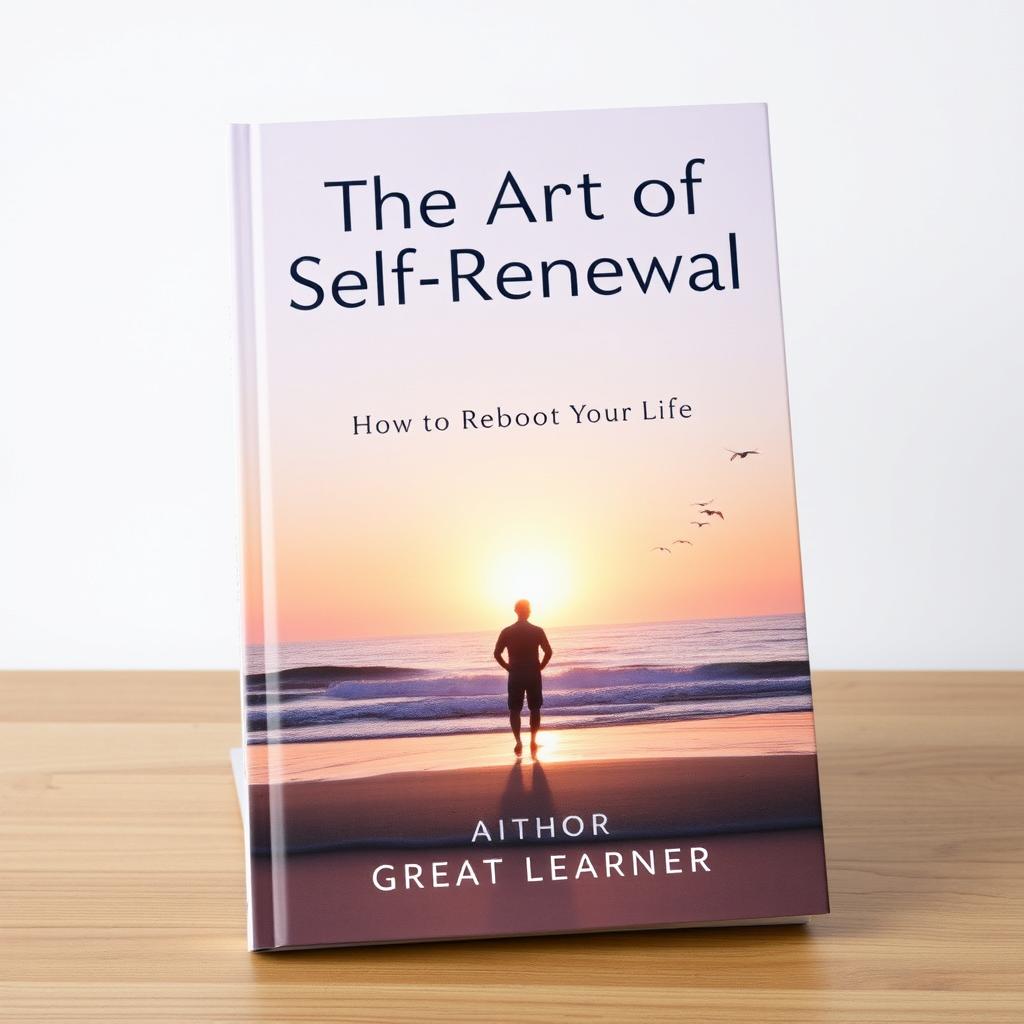 A rejuvenating book cover reflecting the theme of personal renewal and transformation