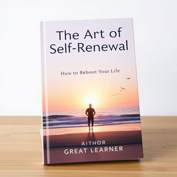 A rejuvenating book cover reflecting the theme of personal renewal and transformation