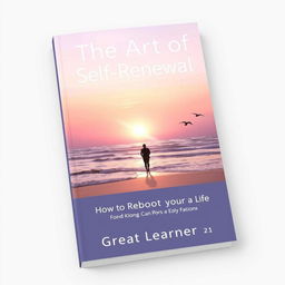 A rejuvenating book cover reflecting the theme of personal renewal and transformation