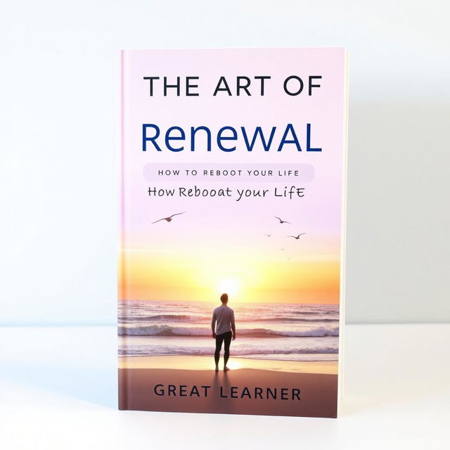 A rejuvenating book cover reflecting the theme of personal renewal and transformation