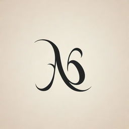 Generate a collection of stylistic letter 'N' and 'T' in different handwritten fonts.