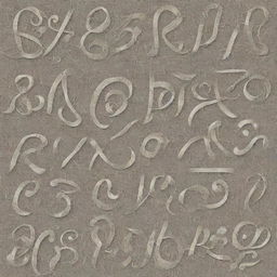 Create a visually appealing mosaic composing of gracefully handwritten alphabet letters showcased in a variety of calligraphic styles.