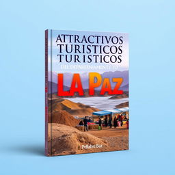 A captivating book cover design for 'ATRACTIVOS TURÍSTICOS DEL DEPARTAMENTO DE LA PAZ'