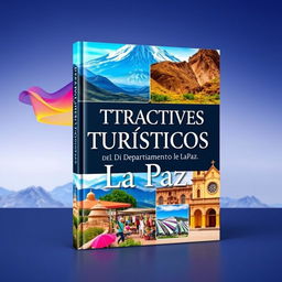 A stunning book cover showcasing the title 'Atractivos Turísticos del Departamento de La Paz'