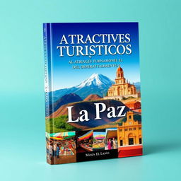 A stunning book cover showcasing the title 'Atractivos Turísticos del Departamento de La Paz'