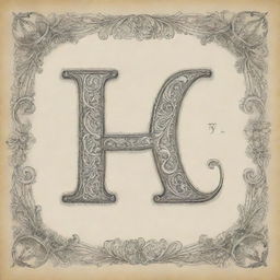 Generate an image showcasing beautifully handwritten alphabets, each letter lavished with intricate calligraphic details