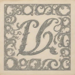 Generate an image showcasing beautifully handwritten alphabets, each letter lavished with intricate calligraphic details