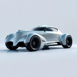 A futuristic supercar conceptualized by Khyzyl Saleem, taking inspiration from the 1940 Cadillac Coupe and transforming it into a visionary concept car