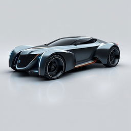 A futuristic supercar conceptualized by Khyzyl Saleem, taking inspiration from the 1940 Cadillac Coupe and transforming it into a visionary concept car