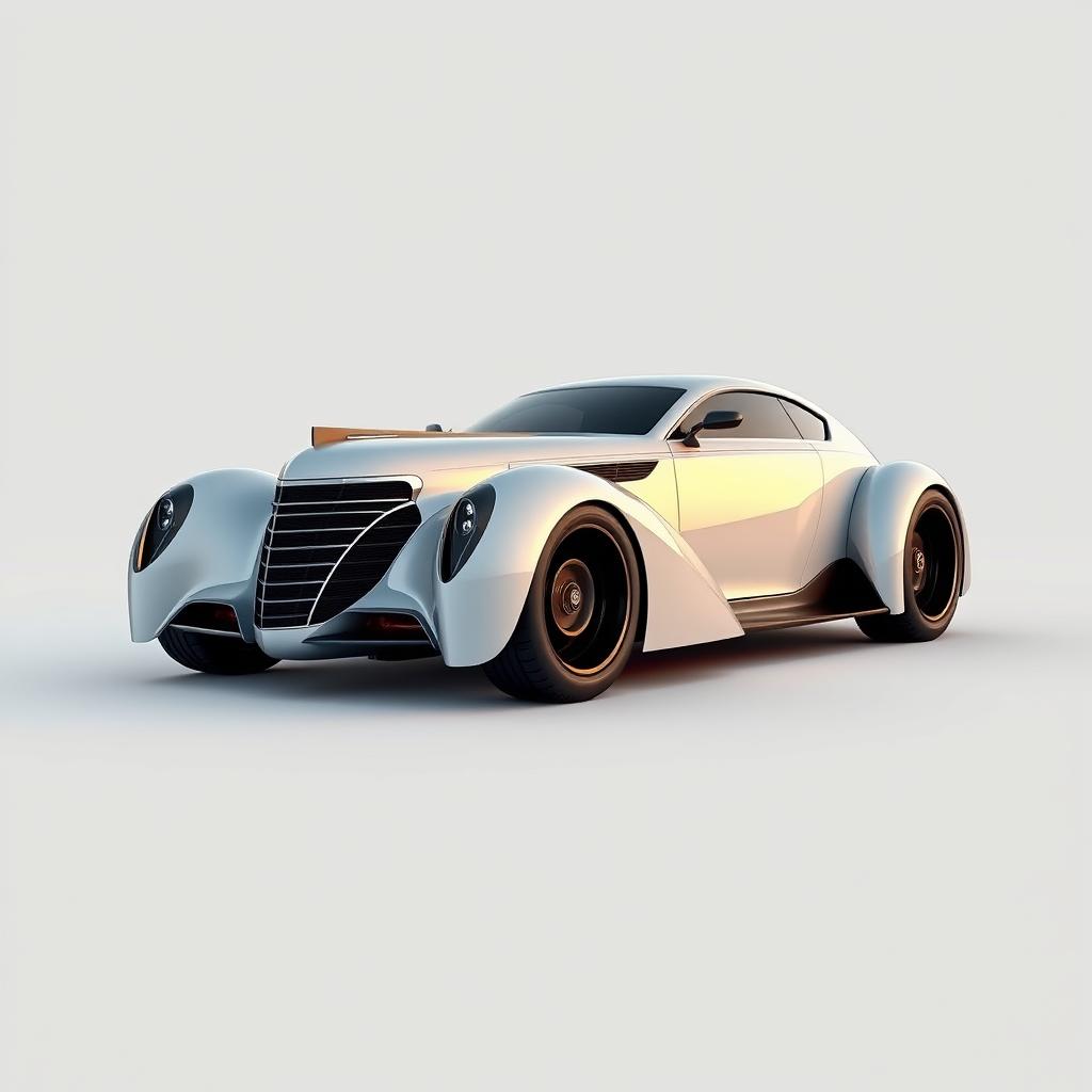 A supercar inspired by the 1940 Cadillac Coupe, conceptualized by the renowned designer Khyzyl Saleem