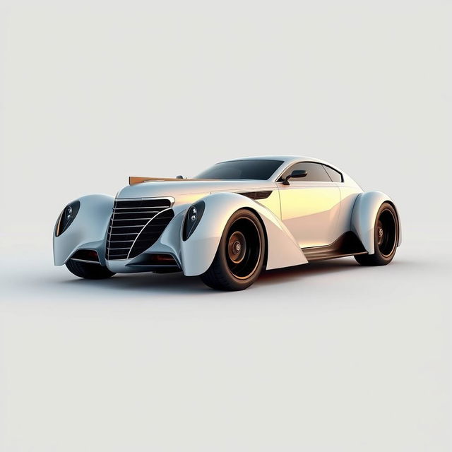 A supercar inspired by the 1940 Cadillac Coupe, conceptualized by the renowned designer Khyzyl Saleem