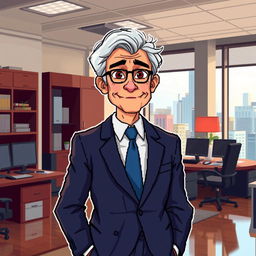 A pixel art depiction of a young-old politician, blending features of youth such as energetic posture and bright eyes, with signs of age like graying hair and a few wrinkles