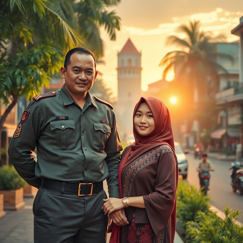 Athallia living in Bandung with her father and uncle, meeting a soldier who will fill her life and protect her