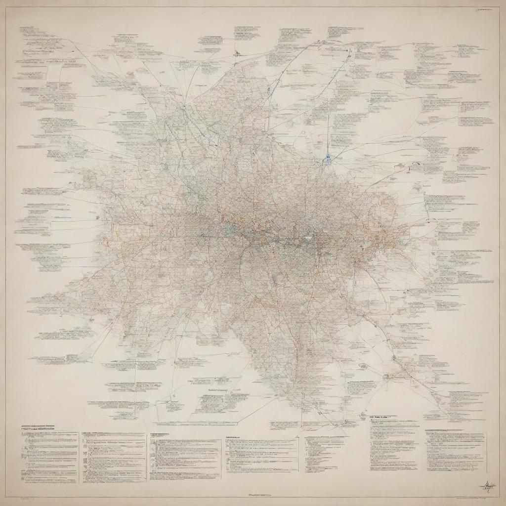 A detailed conceptual map presenting the historical background of taxes, including major influences and key development milestones. The map should feature clearly labelled nodes and pathways for easy understanding.