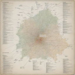 A detailed conceptual map presenting the historical background of taxes, including major influences and key development milestones. The map should feature clearly labelled nodes and pathways for easy understanding.