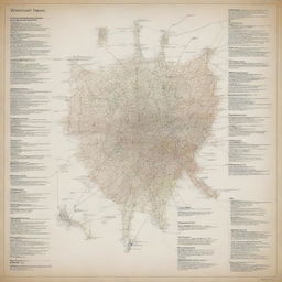 A detailed conceptual map presenting the historical background of taxes, including major influences and key development milestones. The map should feature clearly labelled nodes and pathways for easy understanding.