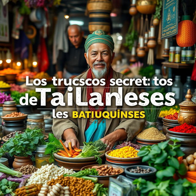 A captivating YouTube thumbnail design for a video titled "Los trucos secretos de los tailandeses NO VOLVERAS A USAR BOTIQUINES"