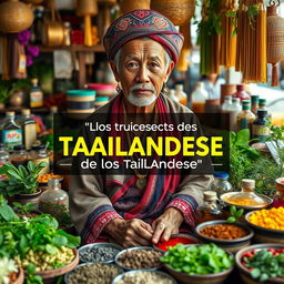 A captivating YouTube thumbnail design for a video titled "Los trucos secretos de los tailandeses NO VOLVERAS A USAR BOTIQUINES"