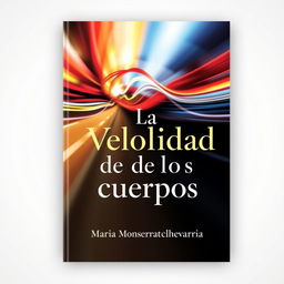 A book cover featuring the title 'La Velocidad de los cuerpos' by Maria Monserrat Echevarría