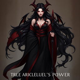 A character poster featuring Lilith, the True Architect of Hell’s Power