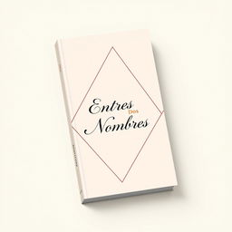 A minimalist book cover featuring an abstract representation of a love triangle