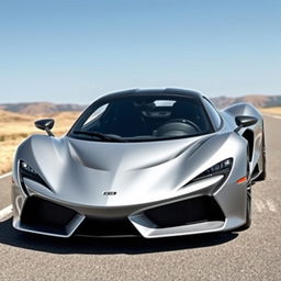 A highly generic supercar with a sleek, aerodynamic design