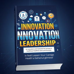 An imposing book cover with a theme of innovation, leadership, and strategies for success in healthcare careers and business