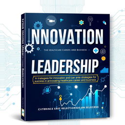 An imposing book cover with a theme of innovation, leadership, and strategies for success in healthcare careers and business