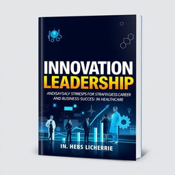 An imposing book cover with a theme of Innovation, Leadership, and Strategies for Career and Business Success in Healthcare