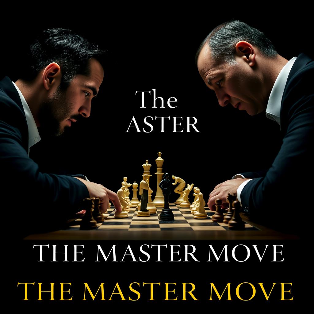 A captivating promotional poster for a film titled "The Master Move"