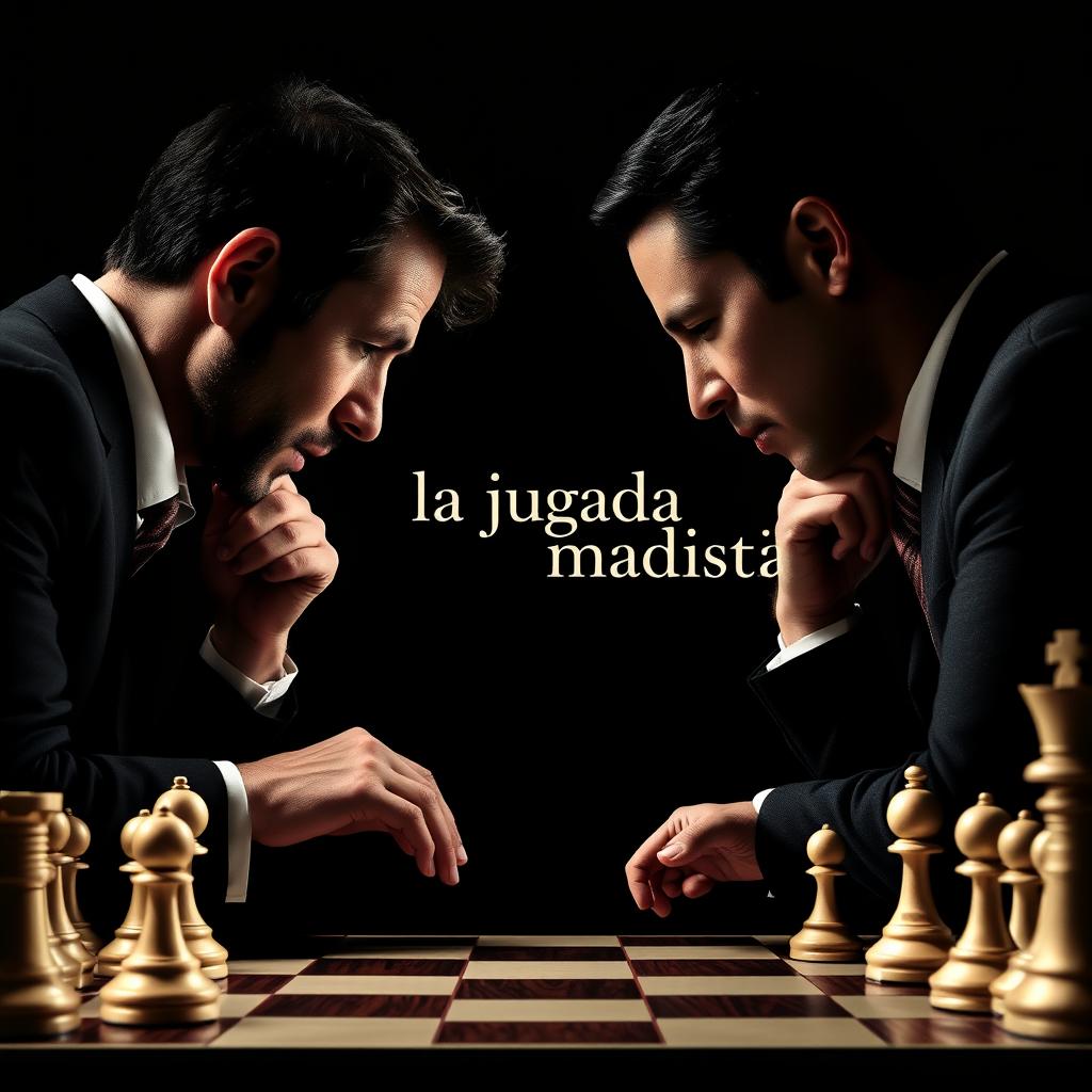 An impressive promotional poster for a film titled 'La jugada maestra'