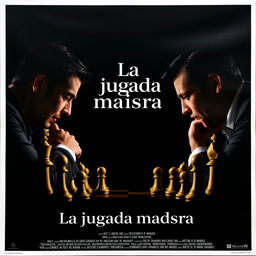 An impressive promotional poster for a film titled 'La jugada maestra'