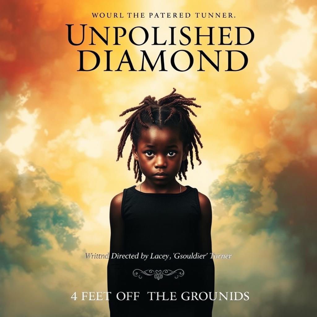 A powerful and emotional movie poster for the film titled "Unpolished Diamond