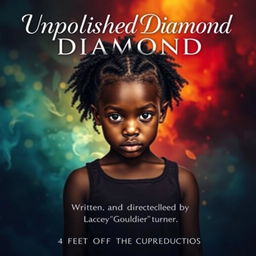 A powerful and emotional movie poster for the film titled "Unpolished Diamond