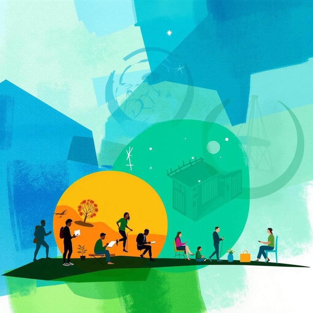An imaginative and contemporary book cover for "The Day Upon