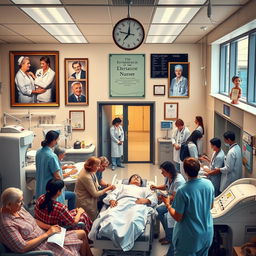 An inspiring and heartfelt image celebrating the legacy of the entrepreneurial nurse