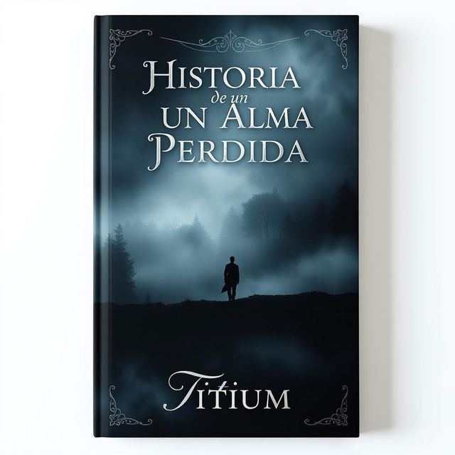 A captivating book cover for "Historia de un Alma Perdida" by Titium