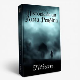 A captivating book cover for "Historia de un Alma Perdida" by Titium