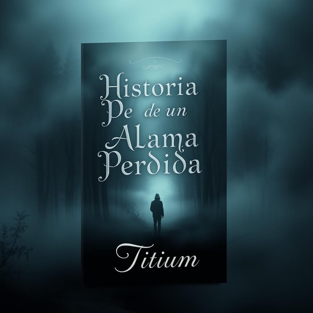 A captivating book cover for "Historia de un Alma Perdida" by Titium