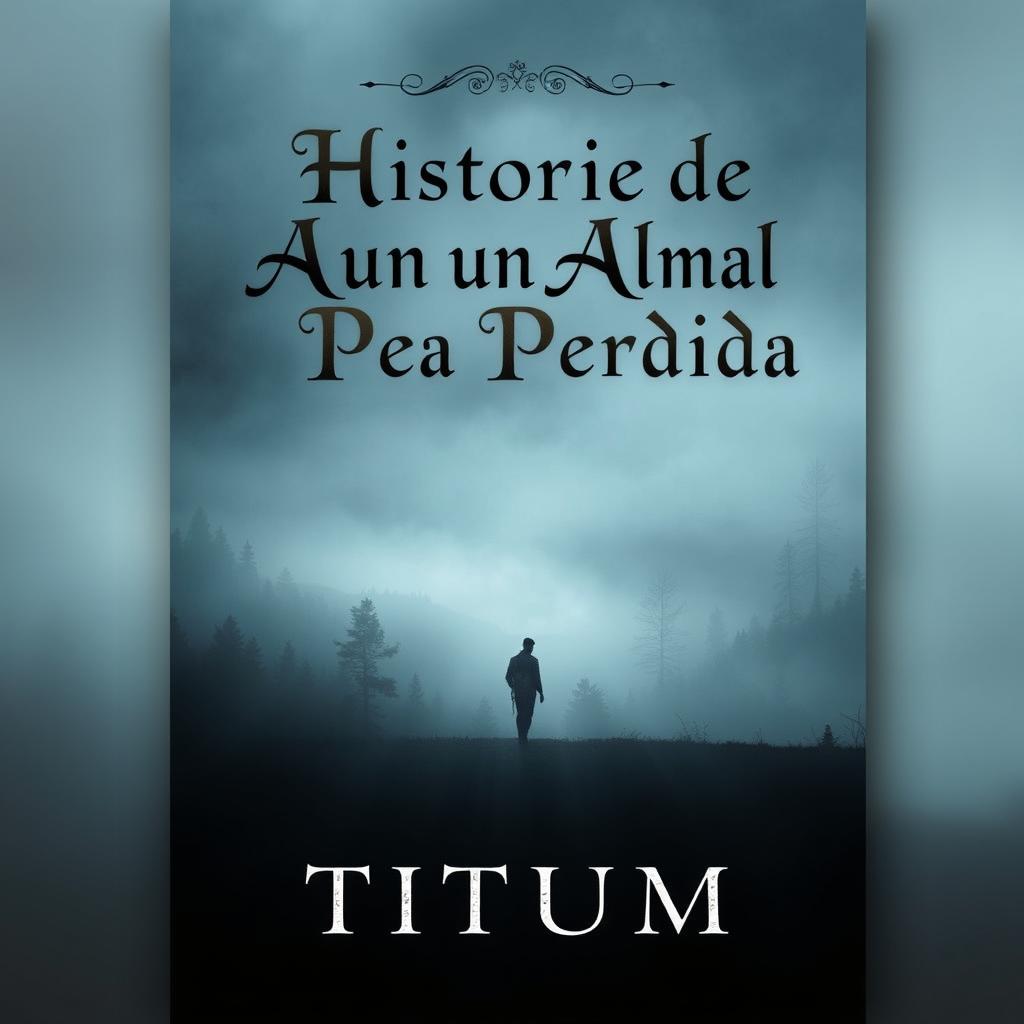 A captivating book cover for "Historia de un Alma Perdida" by Titium