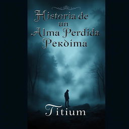 A captivating book cover for "Historia de un Alma Perdida" by Titium