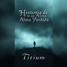 A captivating book cover for "Historia de un Alma Perdida" by Titium