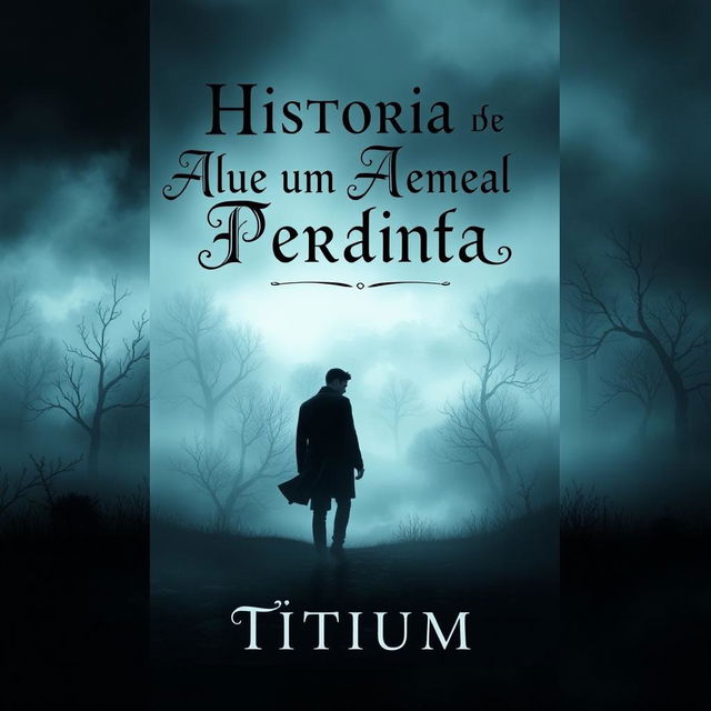 A captivating book cover for "Historia de un Alma Perdida" by Titium