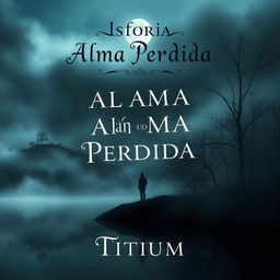 A captivating book cover for "Historia de un Alma Perdida" by Titium